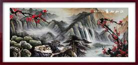 中国风山水画