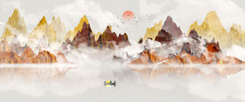 山水挂画