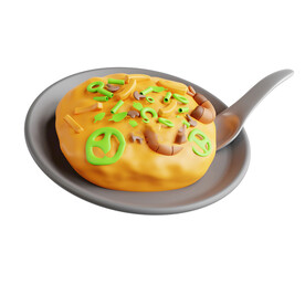C4D模型 国外美食 