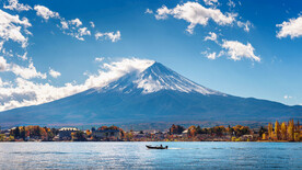 秋天山水风景