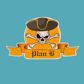 酒吧海盗灯箱骷髅模版