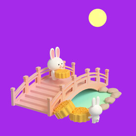 中秋月兔月饼 