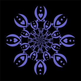 纯色花纹