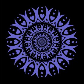 纯色花纹