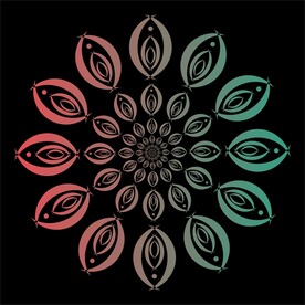 渐变花纹