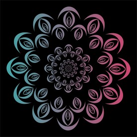 渐变花纹