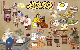 健康早餐图片