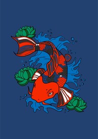 红色锦鲤吉祥