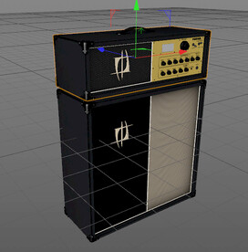 C4D模型 音箱 