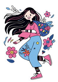 女人插画