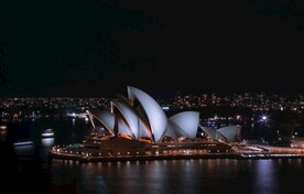 悉尼歌剧院夜景