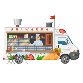 街头食品快餐车