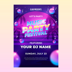 音乐派对海报图片