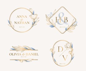 结婚 婚礼 人名牌图片