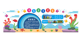 幼儿园文化墙 校园风采校风校训