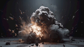 爆炸粉末素材