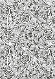 碎花背景地毯几何图