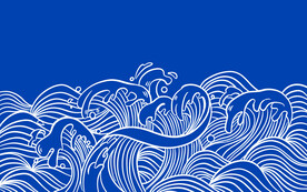 海浪水纹