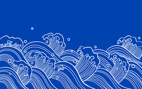 海浪水纹