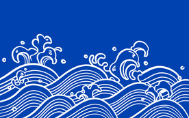 海浪水纹