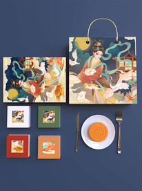 礼盒效果图展板