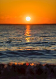 海上日出素材