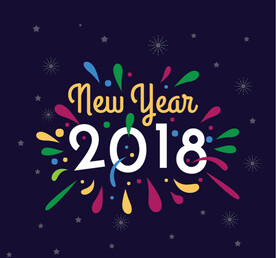 迎接新年背景