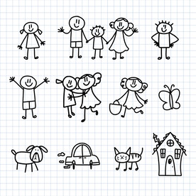 火柴人插画