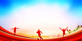 健康运动体育背景