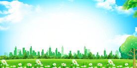 清新校园绿色背景