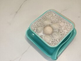 西米牛奶椰汁汤圆