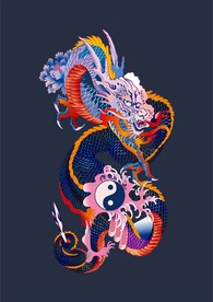 道家巨龙阴阳八卦阵