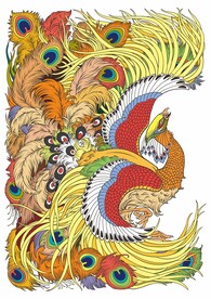 凤凰翱翔羽翅