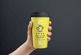 奶茶饮品纸杯样品海报