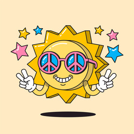 卡通太阳 