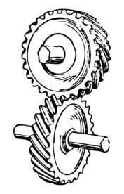 手绘齿轮