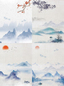 中国风水墨山水