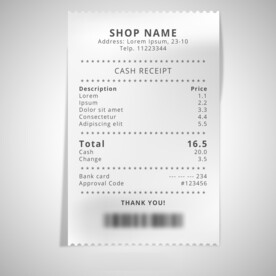 矢量购物清单图片