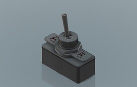  C4D模型 开关 