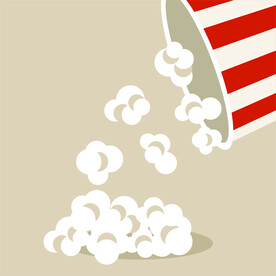 爆米花 