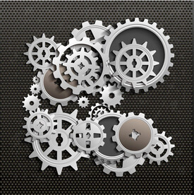 银色齿轮
