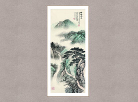松壑飞流图