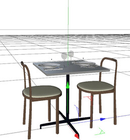  C4D模型 桌椅