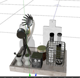 C4D模型 厨房工具