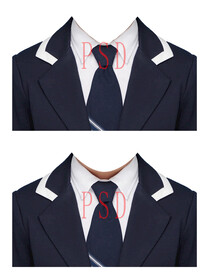 小男孩西装套装psd