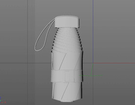   C4D模型 雨伞