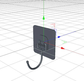 C4D模型 挂钩