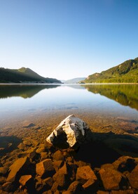 山水湖景