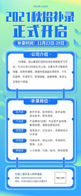 秋招补录海报