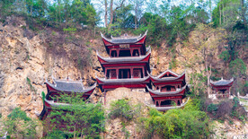 贵州镇远古镇万寿宫紫气东来阁楼